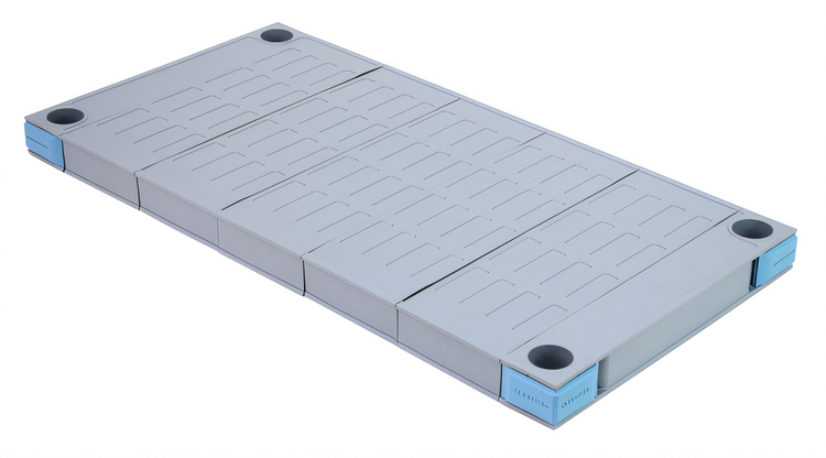 Product image #1 for Quantum Millenia 60-Inch x 18-Inch Gray Solid Polymer Shelf
