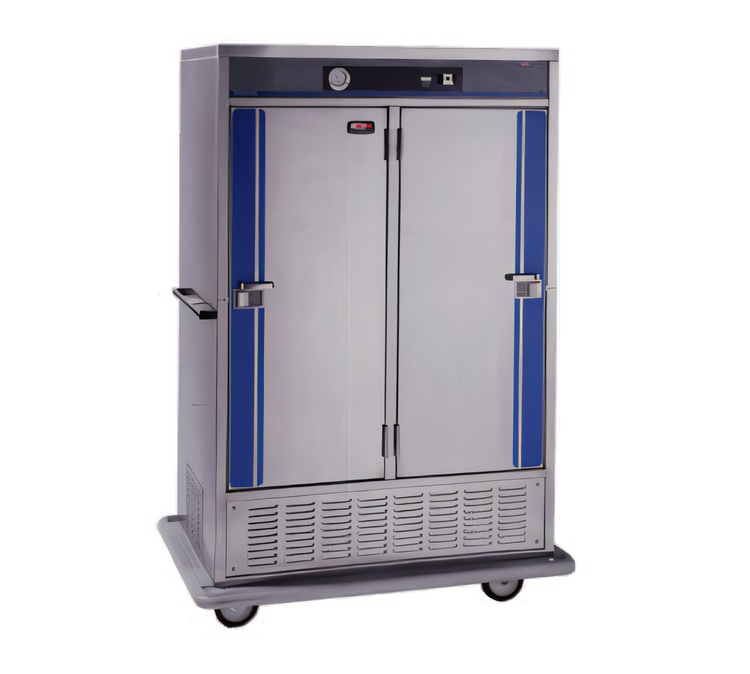 Product image #1 for Carter-Hoffmann PHB975HE Mobile Two-Door Refrigerated Cabinet with Adjustable Universal Slides