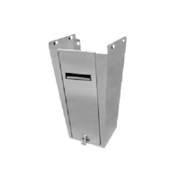 Advance Tabco Easy-Access Stainless Steel Pedestal Base with Foot Valve for 10 x 14 Inch Bowl