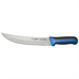 Thumbnail image #1 for Winco Sof-Tek 10-Inch Hollow Ground Cimeter Butcher Knife with Non-Slip TPR Handle