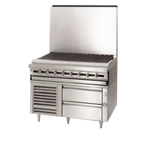 Thumbnail image #1 for Jade Range (Middleby) Titan JRLH-04S-T-72 72-Inch Self-Contained Refrigerated Equipment Stand, Stainless Steel & Aluminum, 4 Drawers