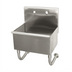 Thumbnail image #1 for Advance Tabco 23-Inch Single-Station Square Corner Wall-Mounted Stainless Steel Hand Wash Sink