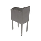 Thumbnail image #1 for BK Resources UB4-18-IB12 12-Inch x 18-Inch Underbar Ice Bin with Lid, 25 lb Capacity, 304 Stainless Steel