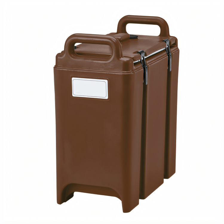 Product image #2 for Cambro Camtainer 3-3/8 Gallon Insulated Soup Carrier, No Spigot, Dark Brown