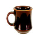 Thumbnail image #1 for Crestware Dover White CM41C Ceramic Bell-Shape Coffee Mug, 7-1/2 oz., Caramel Case of 3