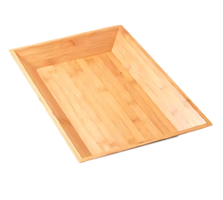 Product image #1 for American Metalcraft Rectangular Bamboo Serving Tray, 18 x 12 x 2 Inches