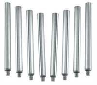 Krowne Silver Series Stainless Steel Legs, 8-Piece Set
