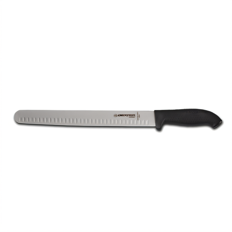 Product image #1 for Dexter-Russell SofGrip 14-Inch Wide Duo-Edge Slicer with Black Soft Rubber Handle