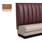 Thumbnail image #1 for ATSMFG ATS AT&S-ASWB-W48-6CH GR5/COM MFG 48" High Upholstered Wall Bench, 6-Channel Back, Removable Seat