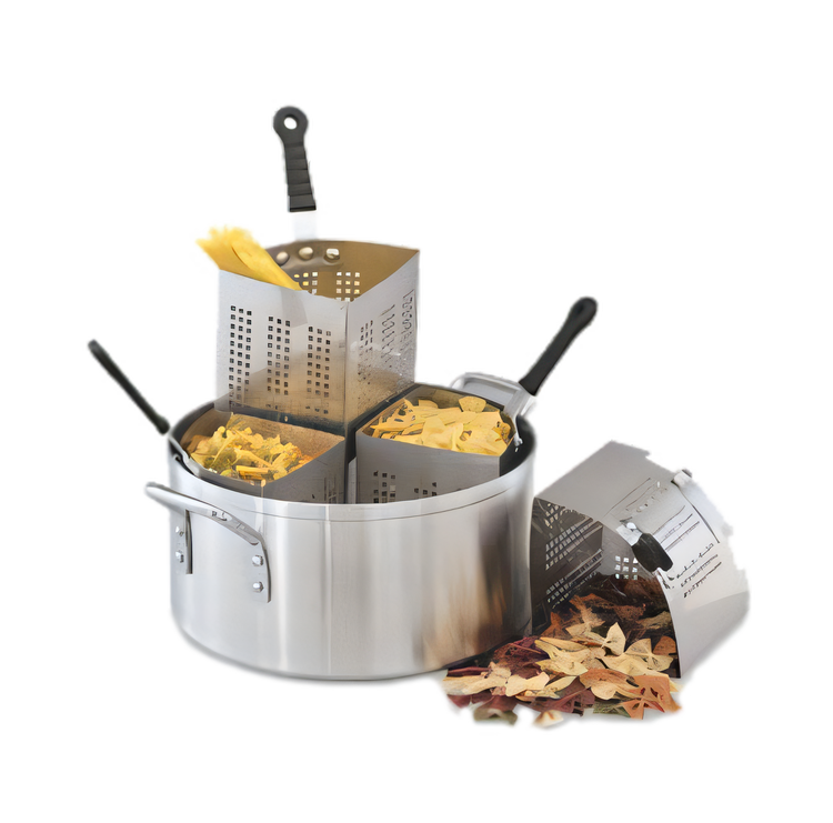 Product image #1 for Wear-Ever 18.5 Qt Aluminum Pasta and Vegetable Cooker Pot