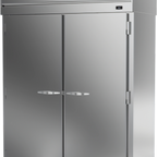 Thumbnail image #1 for Beverage Air P Series PRT2XTHC-1AS Extra Tall Two-Section Roll-Thru Refrigerator, 85.76 Cu. Ft., Stainless Steel, Top-Mounted Self-Contained