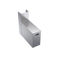 Krowne Royal Series 6-Inch Wide Underbar Chase Filler with 4-Inch Rear Open Chase, 19-Inch Deep