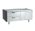Thumbnail image #1 for La Rosa 54-Inch One-Section Self-Contained Refrigerated Equipment Stand with 2 Drawers, Stainless Steel