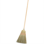 Thumbnail image #2 for CFS Brands 4134967 Housekeeping Corn Broom, 55" Handle, 10" Head, Blended Corn Bristles Case of 12
