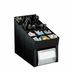 Thumbnail image #1 for Dispense-Rite Countertop Silverware, Condiment, and Napkin Organizer with Flatware Holders, Black Polystyrene