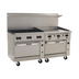 Thumbnail image #1 for Vulcan Endurance 72-Inch Gas Restaurant Range with 6 Open Burners, 36-Inch Griddle, and 2 Convection Ovens