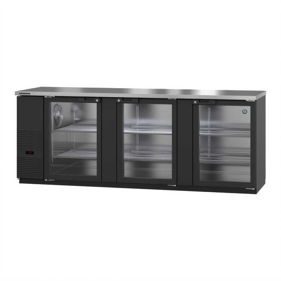 Product image #1 for Hoshizaki BB95-G 95.5-Inch Three-Section Glass Door Back Bar Cooler