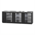 Thumbnail image #1 for Hoshizaki BB95-G 95.5-Inch Three-Section Glass Door Back Bar Cooler