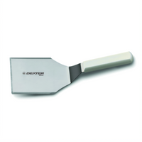 Basics Heavy-Duty Stainless Steel Hamburger Turner with Offset Blade, 5 x 4 Inches