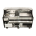 Thumbnail image #1 for Top Shelf 66-Inch Mobile Bar with Hand Sink, Ice Chest, Bottle Well, Drainboard and Speed Rail