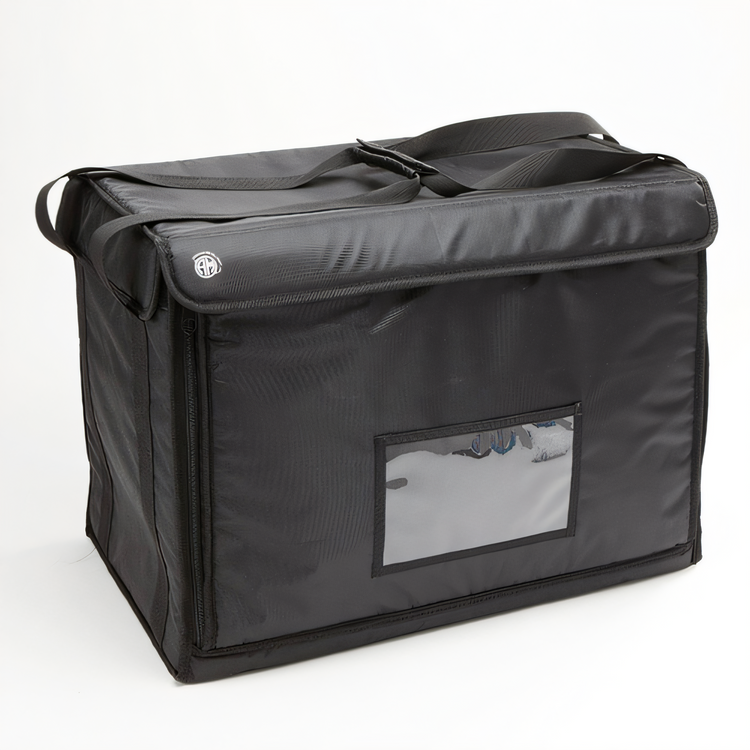 Product image #1 for Deluxe Insulated Catering Delivery Bag, 22 x 13 x 16 Inches, Black