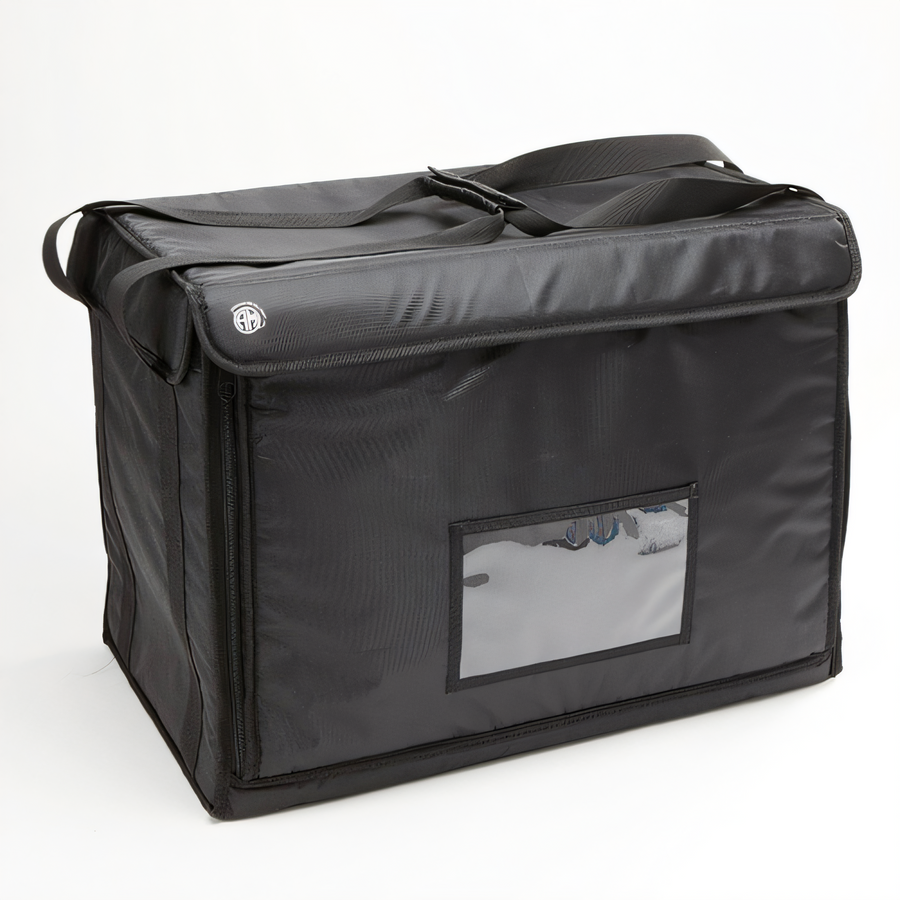 Product image #1 for Deluxe Insulated Catering Delivery Bag, 22 x 13 x 16 Inches, Black