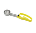 Thumbnail image #1 for Vollrath #20 1.8 oz Extended-Length Squeeze Handle Disher with Stainless Steel Scoop and Yellow Handle