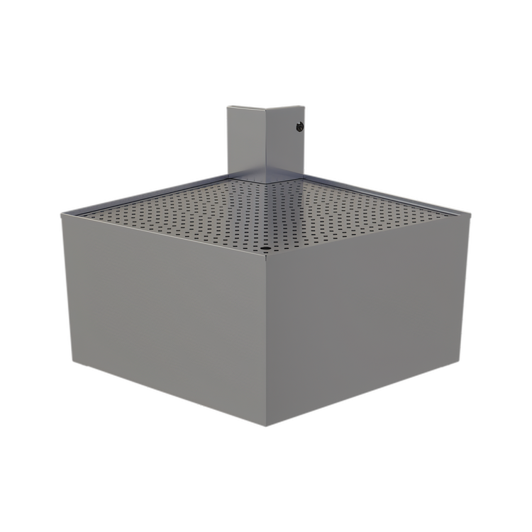 Product image #1 for Glastender Underbar Outside Wedge Corner Drainboard, 75° Angle, 24-Inch Deep, No Legs