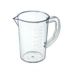 Thumbnail image #1 for CFS Brands Araven 01364 Measuring Cup, 1 qt (4 cup), Clear Polycarbonate, with Handle, Measuring Scale & GN Size Indicator Case of 6