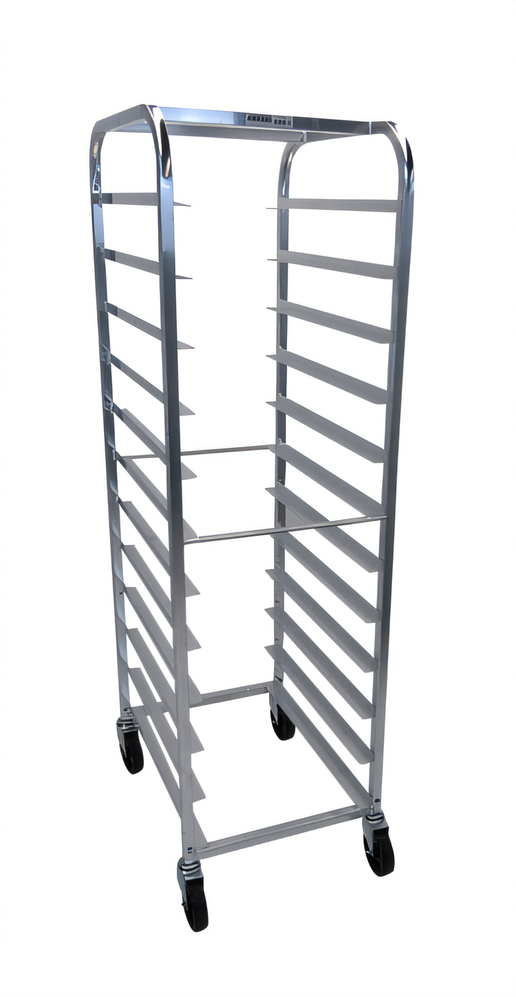 Product image #2 for Channel Manufacturing Standard Series 18-Inch All-Welded Aluminum End-Load Platter Rack, 12-Platter Capacity