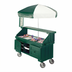 Thumbnail image #1 for Cambro Camcruiser® Vending Cart with 4 Full-Size Wells, 72-Inch Umbrella, Kentucky Green