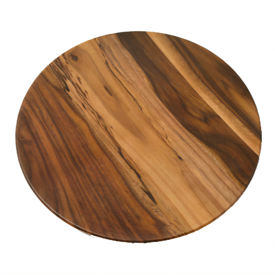 Product image #1 for Naturals 21-1/2 Inch Round Acacia-Pattern Melamine Serving Board