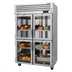 Thumbnail image #1 for Turbo Air PRO Series Two-Section Reach-In Refrigerator with 4 Glass Half Doors, Top Mount, 47.36 Cu. Ft.