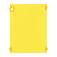 Winco CBK-1824YL STATIKBoard Cutting Boards Case of 6