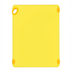 Thumbnail image #1 for Winco STATIKBoard Yellow Rectangular Co-Polymer Cutting Board with Grip Hook, 18 x 24 x 1/2 Inch
