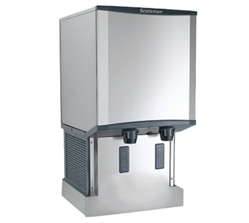 Product image #1 for Scotsman Meridian Wall-Mounted Touch-Free Ice & Water Dispenser with H2 Nugget Ice, Air-Cooled, 40 lb Storage