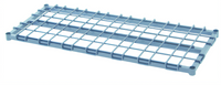 Quantum Gray Epoxy Antimicrobial Dunnage Shelf with Removable Wire Top Mat, 36 x 24 Inch, 1,500 lb Capacity