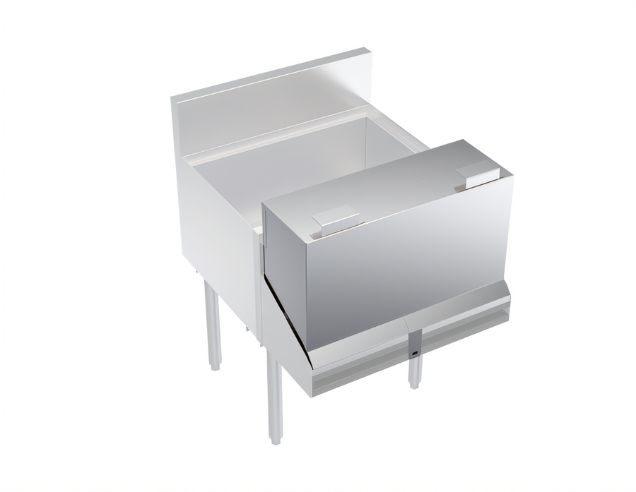 Product image #1 for Krowne Royal Series Double Speed Rail Locking Cover, 22-Inch Wide, Stainless Steel