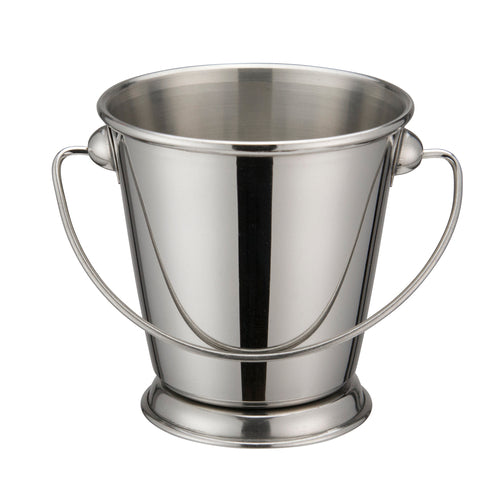 Product image #1 for Winco Smooth Stainless Steel Round Mini Serving Pail, 10 oz, With Handle