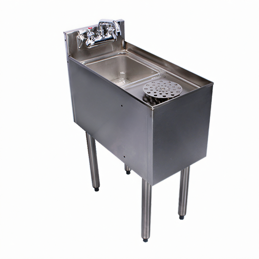 Product image #1 for CHOICE 12-Inch Wide Freestanding Stainless Steel Underbar Mixology Unit