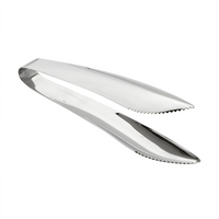 American Metalcraft Evolution 7-1/4-Inch One-Piece Stainless Steel Tongs