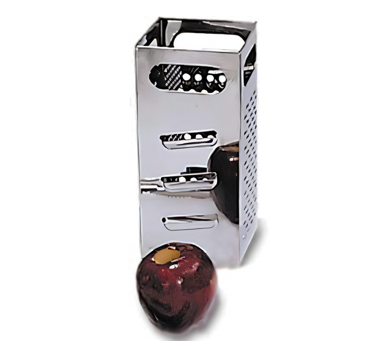 Product image #1 for Admiral Craft 9-Inch 4-Sided Box Style Stainless Steel Grater