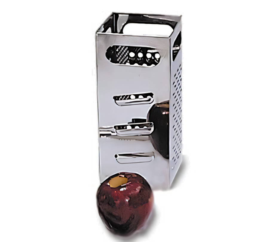 Product image #1 for Admiral Craft 9-Inch 4-Sided Box Style Stainless Steel Grater