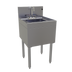 Thumbnail image #1 for Glastender Free Standing Underbar Hand Sink Unit with Deck Mount Faucet, 18 x 19 Inch Stainless Steel