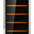 Thumbnail image #1 for Omcan USA 45259 192-Bottle Single-Zone Wine Cooler with Locking Stainless Steel-Framed Glass Door