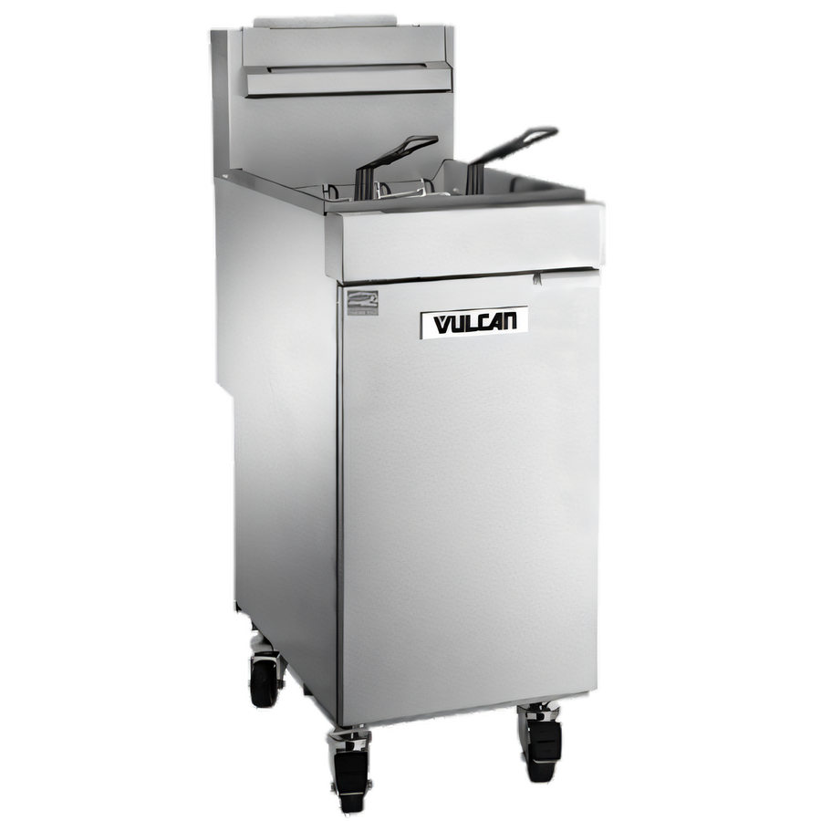 Product image #1 for Vulcan 1VEG35M 15-1/2-Inch Natural Gas Floor Fryer, Single Tank, 35-40 lb. Oil Capacity
