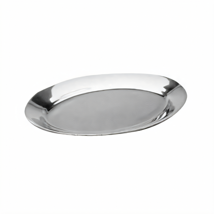 Product image #1 for 12-Inch Oval Mirror Aluminum Sizzle Platter