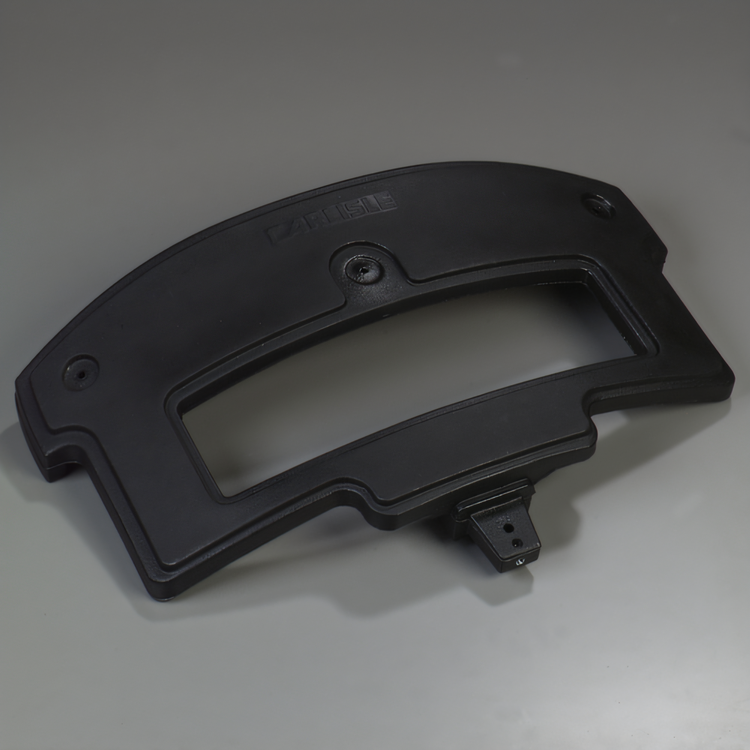 Product image #1 for Carlisle Maximizer Black Polyethylene Sneeze Guard Replacement Post for Food Bars
