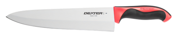 Product image #2 for Dexter Russell Dexter 360 10-Inch Stamped Straight Edge Cook's Knife with Red Handle