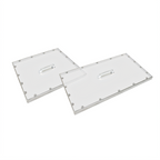 Thumbnail image #1 for Turbo Air PC-72J Clear Two-Piece Pan Cover Set for JBT-72 72-Inch Prep Table